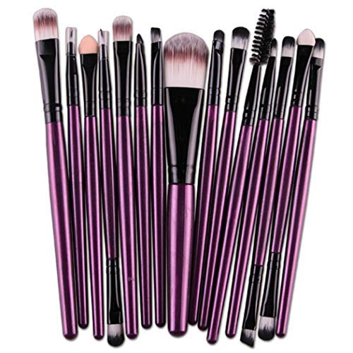 Beautichen Color Custom Logo Professional Private Label Vegan Beauty Makeup Brushes Super Soft Vegan Cosmetics Foundation 15PCS Makeup Brush Set