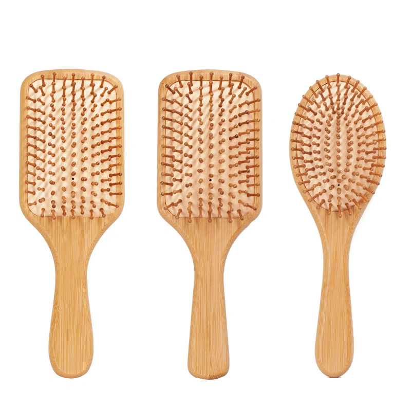 Wholesale Hair Salon Natural Bamboo Hair Brush Set