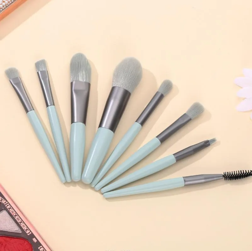 8 PCS Mini Makeup Brush Set View 1