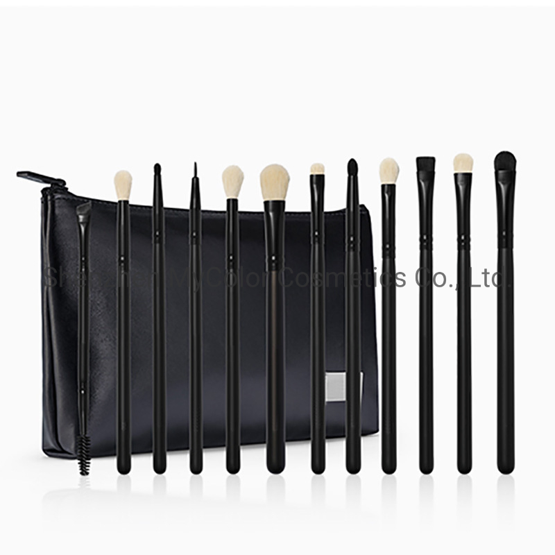 New High Quality 12PCS Eyeshadow Makeup Brushes Eyebrow Professional Eyes Makeup Brushes Set