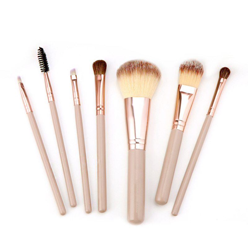 Wholesale Customization Logo Brush Eye Shadow Blush Makeup Brush Set with PU Brush Bucket
