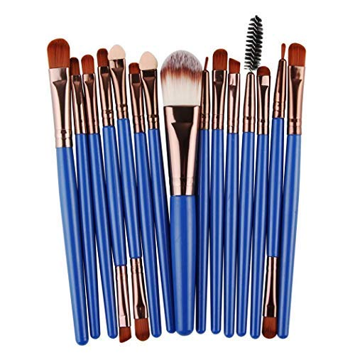 Beautichen Makeup Brush Set for Women: 15PCS Foundation Powder Eyeshadow Brushes