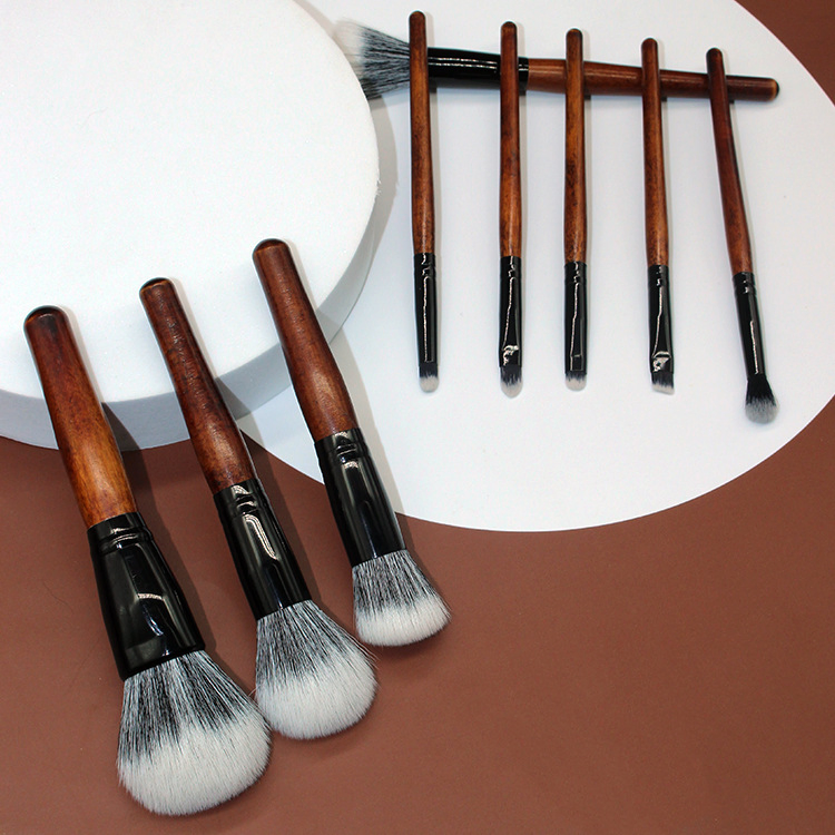 Beautichen 9PCS Amazon Bestseller Brush Set - Factory Direct Loose Powder/Blush/Highlight Brushes Ready Stock, Wholesale Cosmetic Tools