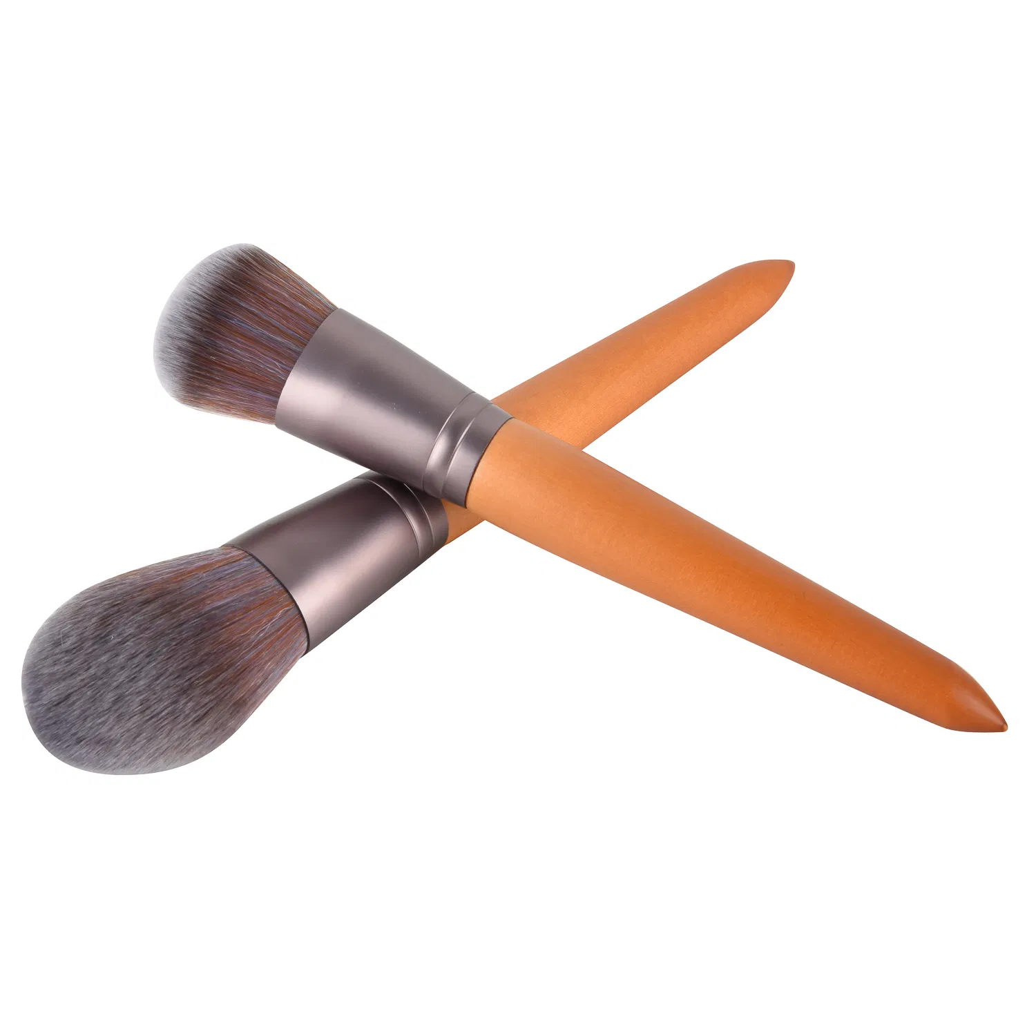 Beautichen Private Label Customized 12 Pieces Portable Brown Wood Synthetic Wholesale Travel Logo Vegan Eye Custom Makeup Brush Set