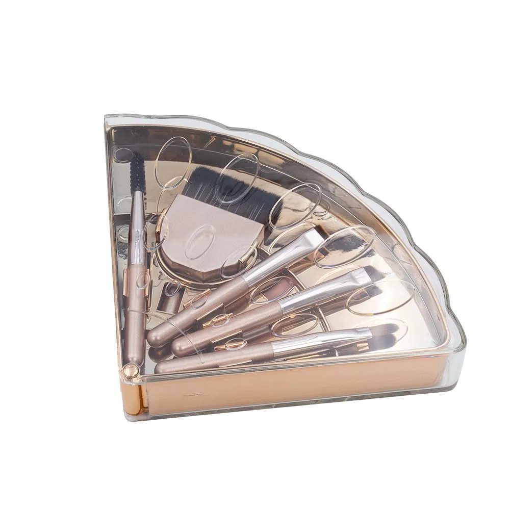 Mini 10-Piece Makeup Brush Set Essential Travel Kit