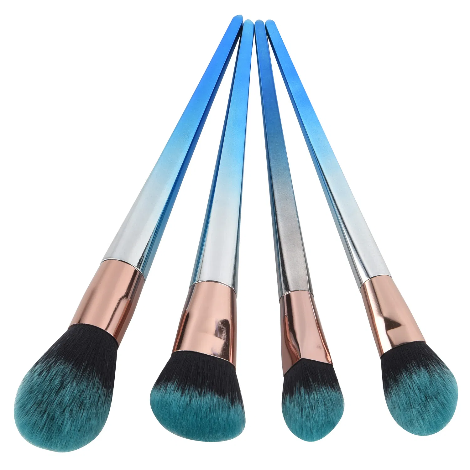 Beautichen 7PCS Soft Vegan Synthetic Hair Powder Foundation Eye Blending Lip Makeup Brushes Kit Private Labe Makeup Brush Set