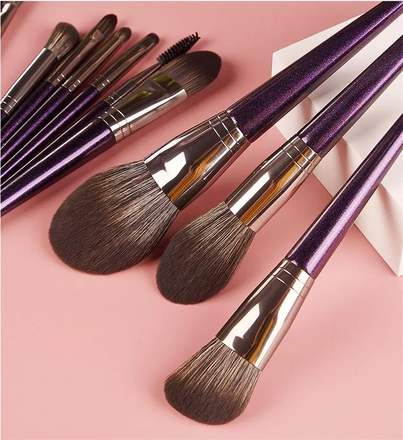 Purple Makeup Brushes