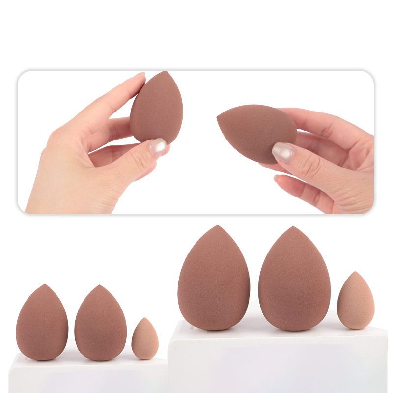Beautichen 40PCS Coffee Makeup Brushes Set with 20 Sponges - Face Cleansing &amp; Full Makeup Tools