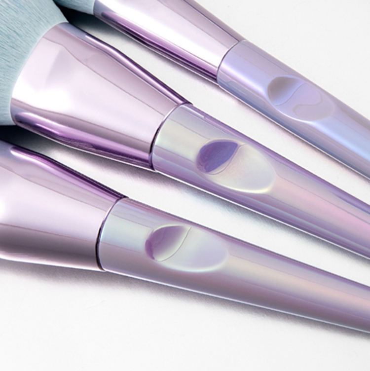 Gold Plating Handle Eyebrow Blending Foundation Eyeshadow Powder Make up Brushes Set De Brochas De Maquillaje Makeup Brush Set