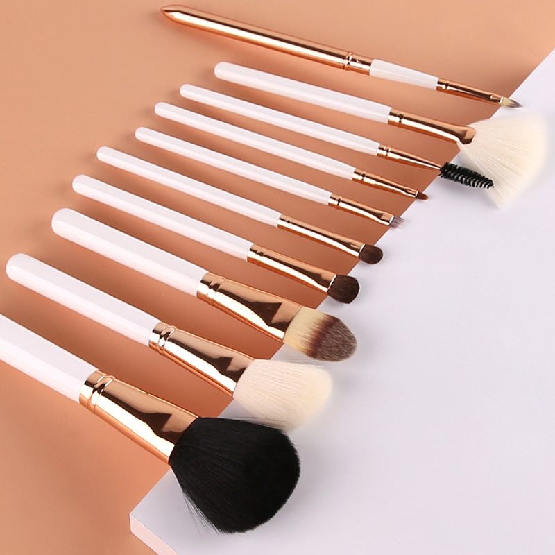 10PCS Set Makeup Brush Foundation Brush Fan-Brush Eye Shadow Brush Set Combination