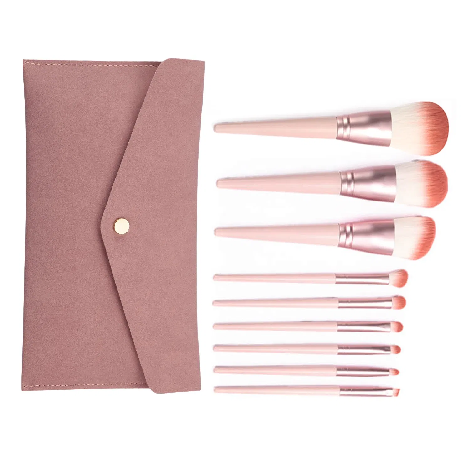 Professional 6PCS Cosmetic Wood Hand Makeup Brush Set