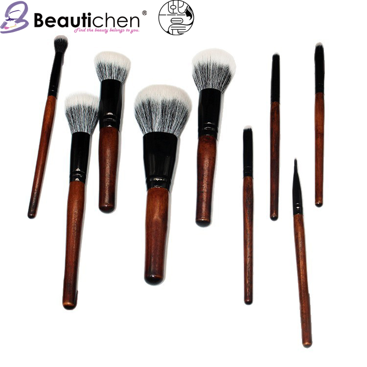 Beautichen 9PCS Amazon Bestseller Brush Set - Factory Direct Loose Powder/Blush/Highlight Brushes Ready Stock, Wholesale Cosmetic Tools