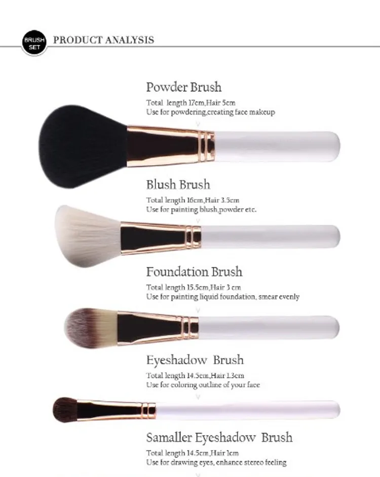Makeup Brush Set 8