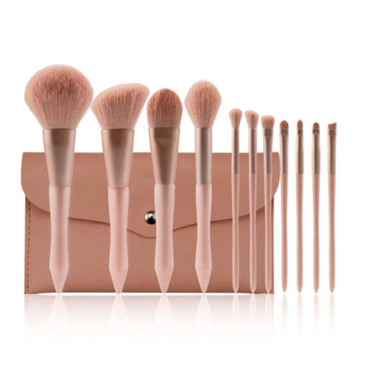 11 PCS Mini Cute Wholesale Make up Tools Professional Powder Brush Makeup Brush Set with Bag