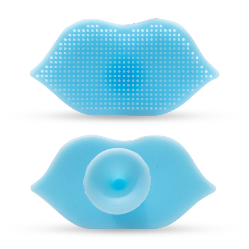 Lip-Shaped Silicone Facial Cleaning Brush Makeup Removal Brush