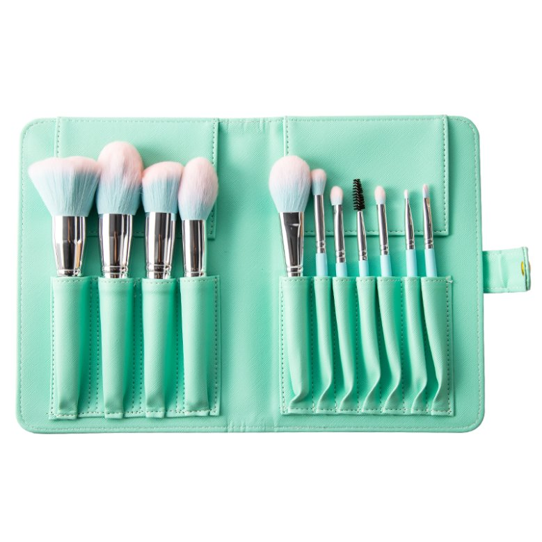 11PCS Makeup Brush Set Foundation Powder Eyebrow Eyeshadow Blending Blush Double Head Brush Beauty Make up Kit Tool