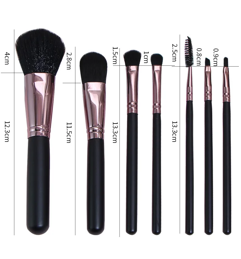 7PC Cosmetic Brush Set 3