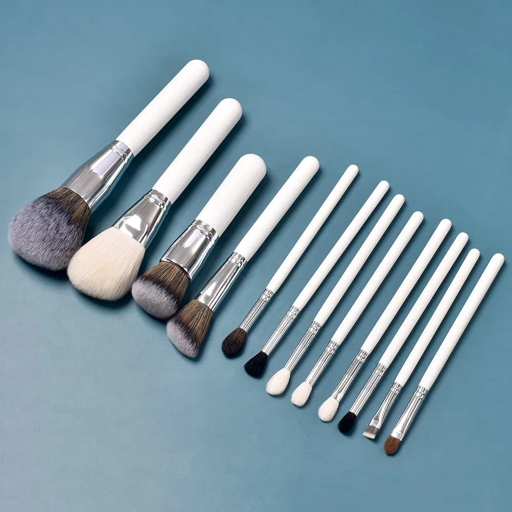 15PCS Synthetic Personalized Wholesale Your Own Brand Custom Logo Private Label Professional Brown Makeup Brush Set