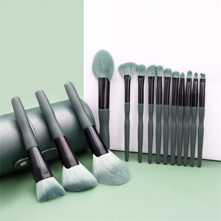 14PCS Cosmetics Brushes Premium Synthetic Hair Dark Gold Make up Brush Set Foundation Concealer Eye Face Maquillajes ODM OEM Factory Makeup Brushes Set