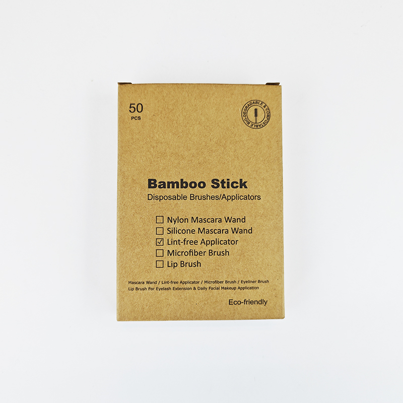 Eco Friendly Disposable Bamboo Lipstick Applicator Bamboo Lip Brush