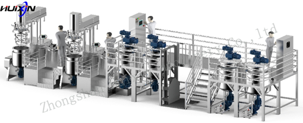 5L 10L 20L Homogeneizador de alta cizalla de acero inoxidable para laboratorio industrial, emulsificador al vacío para la fabricación de cremas, lociones y mezcladoras de cosméticos