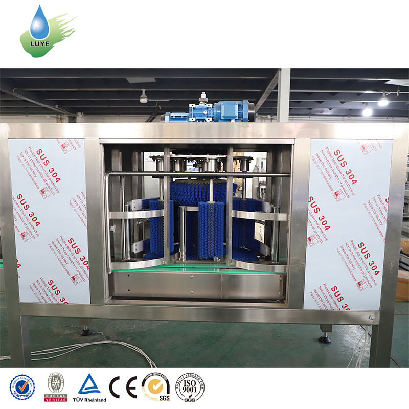 Máquina automática de llenado y tapado de botellas grandes de agua de 5 galones 19L barril