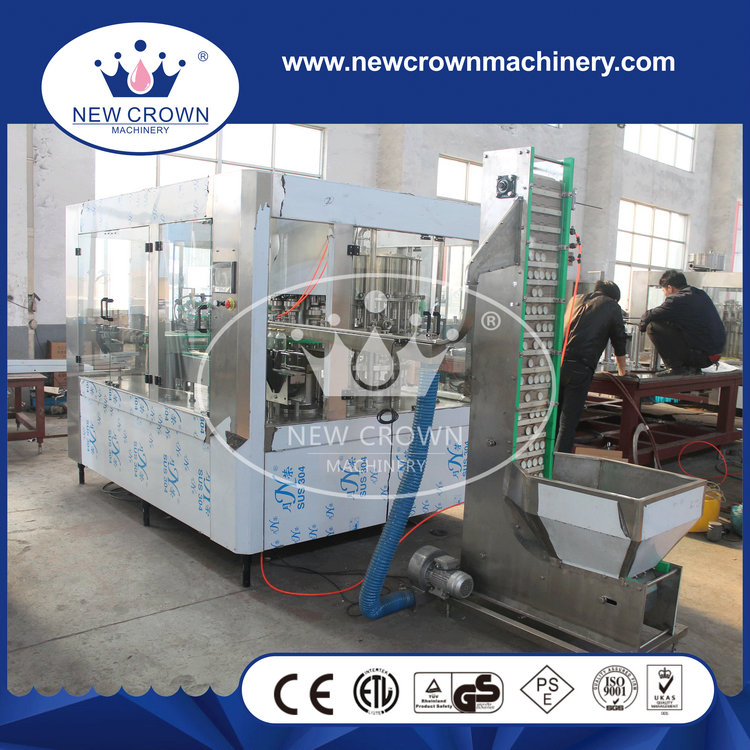 Máquina de llenado rotativa de alta calidad de China para botellas de vidrio