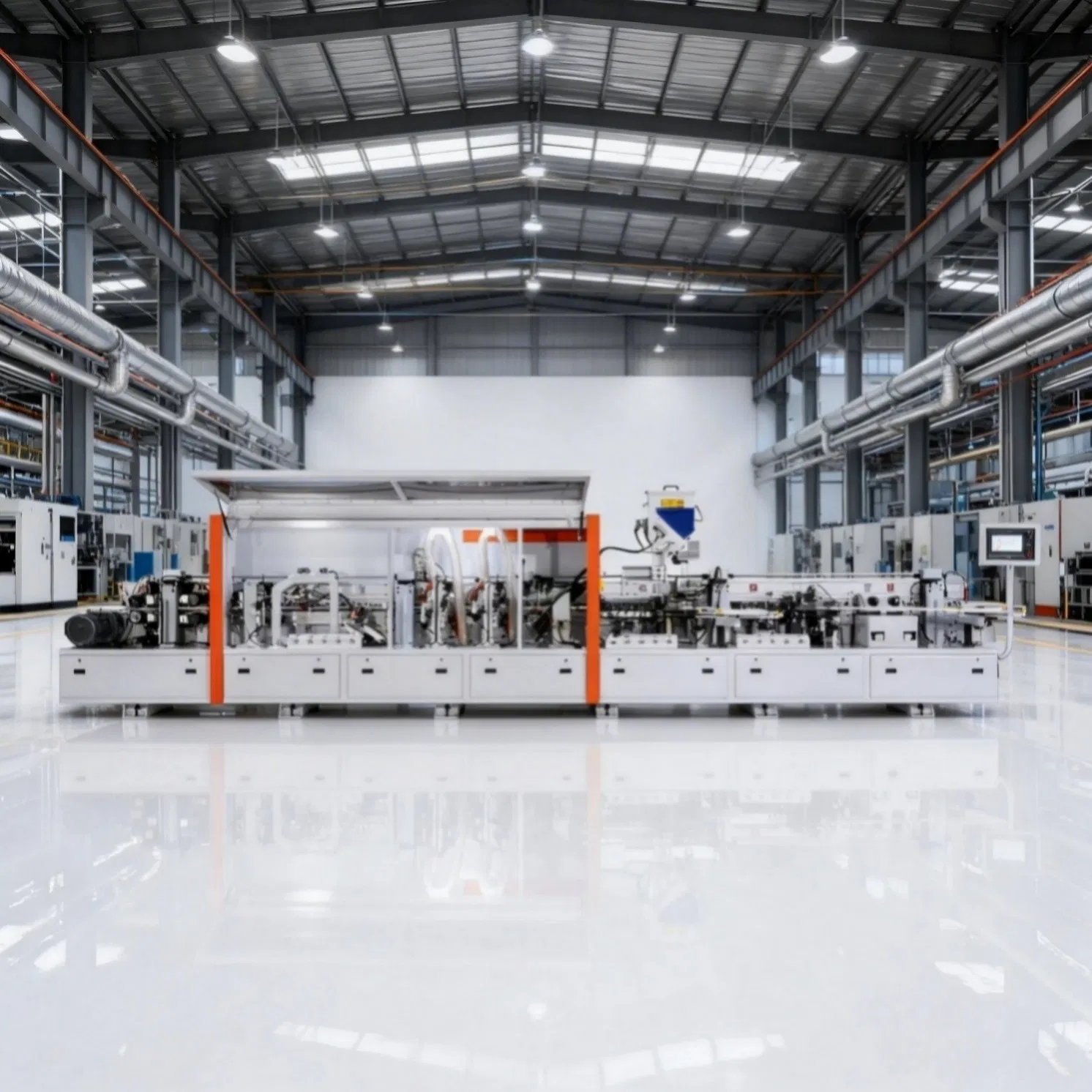 Zy-668 Máquina de Sellado de Bordes Totalmente Automática con Sensor de Nivel de Pegamento Automático y Alarma de Recarga para Producción Ininterrumpida