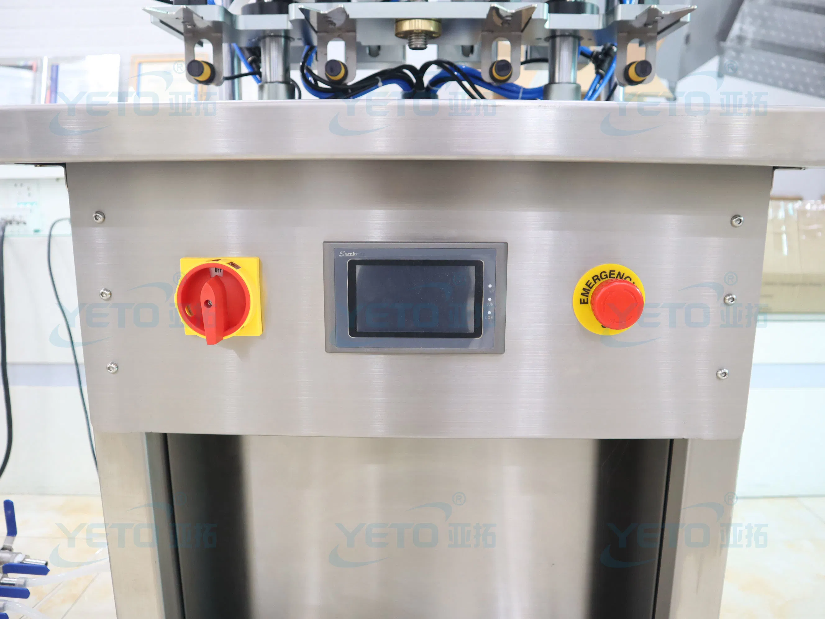 Yeto 4-Head Rellenador Automático de Botellas de Aceite Esencial Líquido Máquina de Relleno de Perfume Fragancia