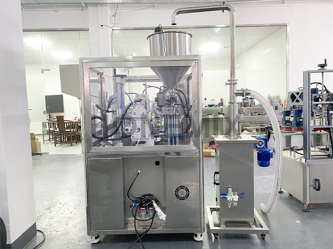 Fabricante de envases Hone Máquina de llenado, sellado e impresión de tubos plásticos rotativos para crema de manos, protector solar, crema de maquillaje, loción cosmética y pasta