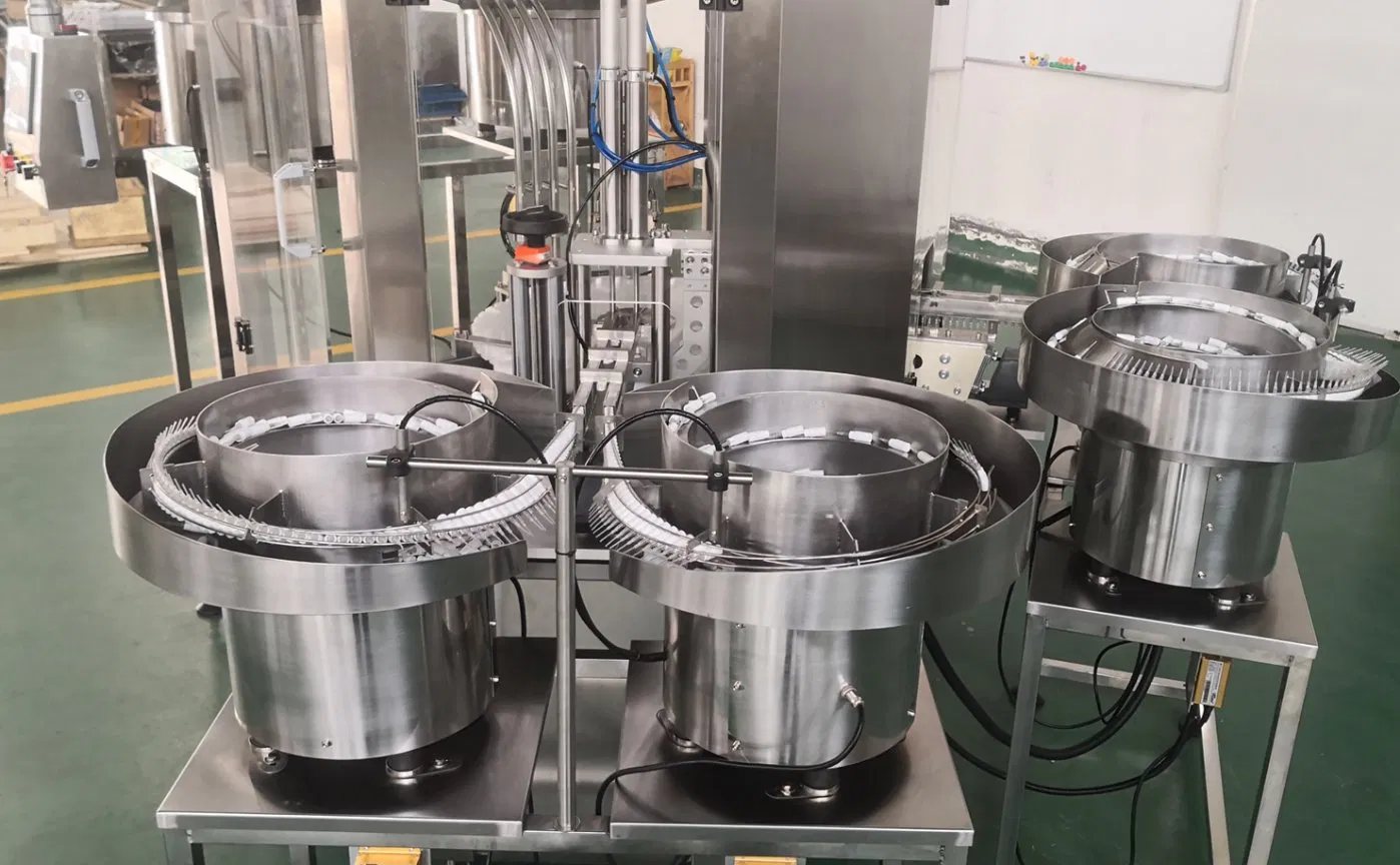 Línea de llenado automática de spray corporal y perfume Paixie - Máquina de embotellado con bomba de pistón neumática para líquidos cosméticos y fragancias