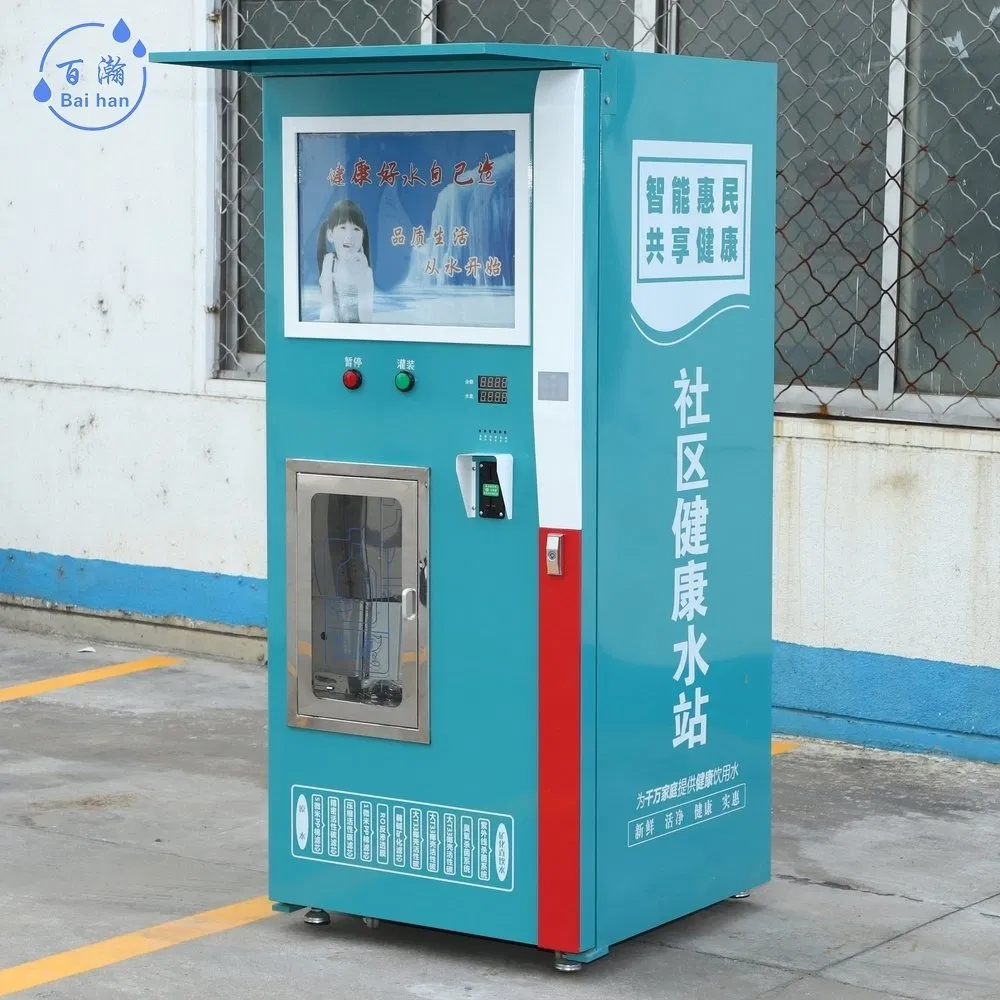 Máquina Automática de Distribución de Agua para Estación de Recarga de Botellas en Escuelas