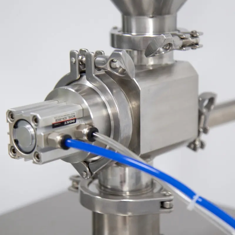 Máquina de llenado de crema cosmética de champú de pistón en botella pequeña, miel, semiautomática, horizontal, neumática para líquidos y pastas