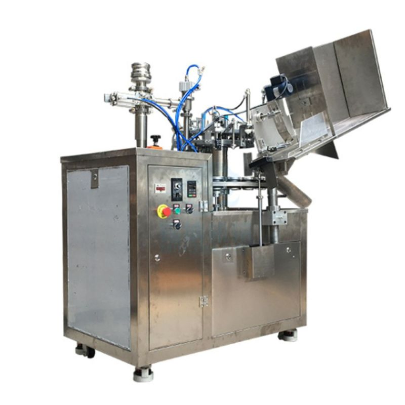 Máquina automática de llenado y sellado de tubos de alta precisión para cosméticos, cremas, pastas y líquidos farmacéuticos