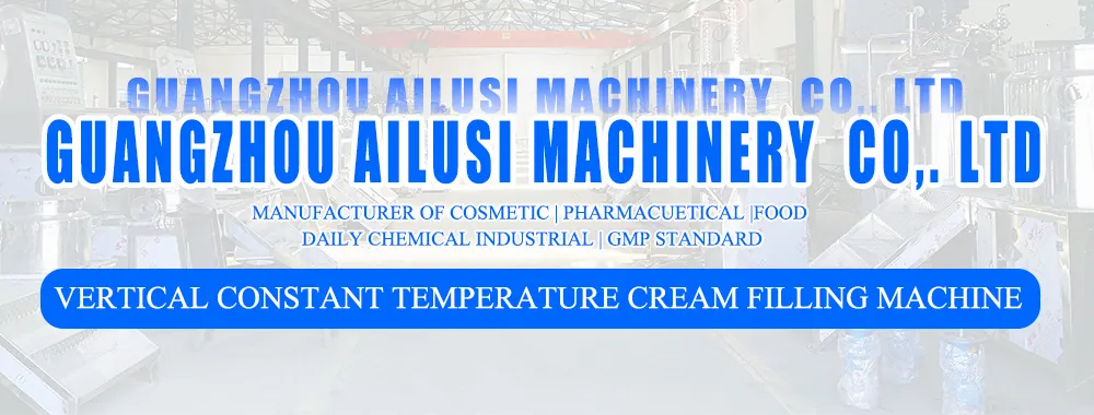 Máquina de llenado y mezcla cosmética
