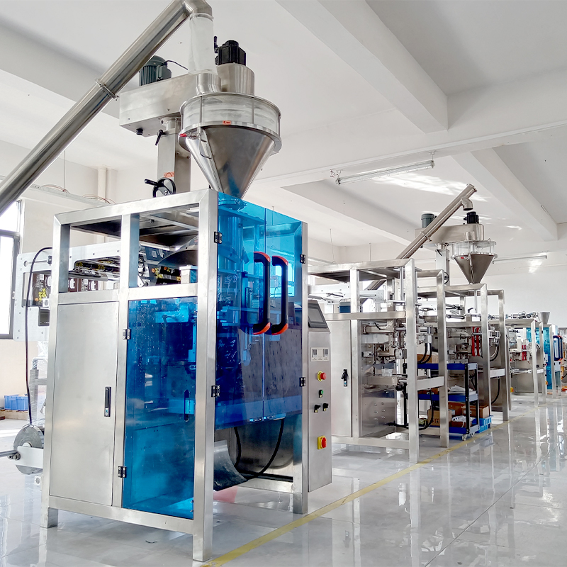 700kg Línea de Empaque Vertical para Productos en Polvo Suelto para Empaque Automático de Gránulos