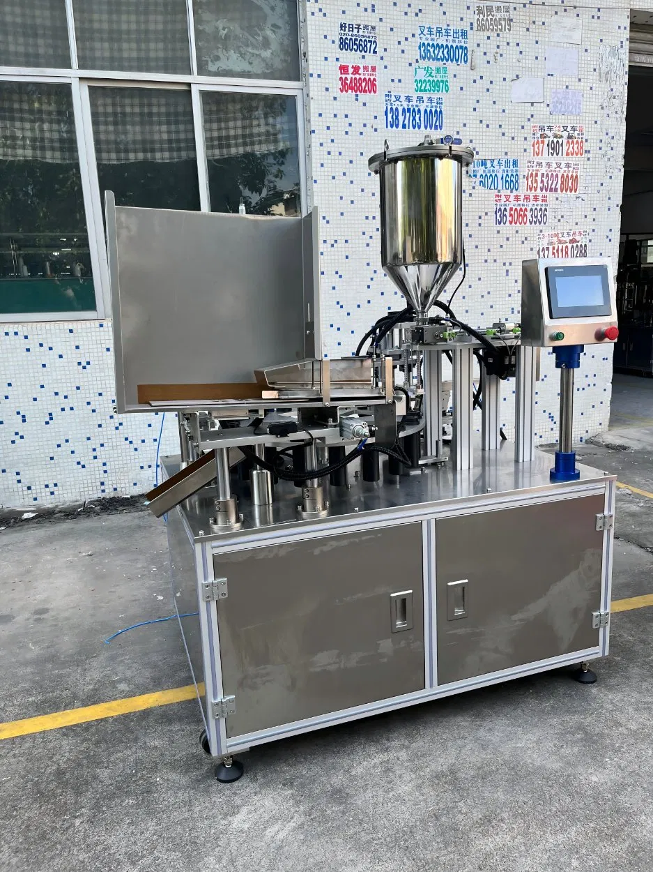 Máquina de llenado automático completo para rímel, líquido para delineador, brillo labial y lápiz labial