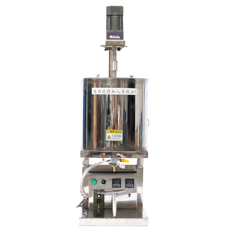 Equipo de calefacción, agitación y llenado semiautomático Silian rentable para la máquina de llenado de bálsamo labial