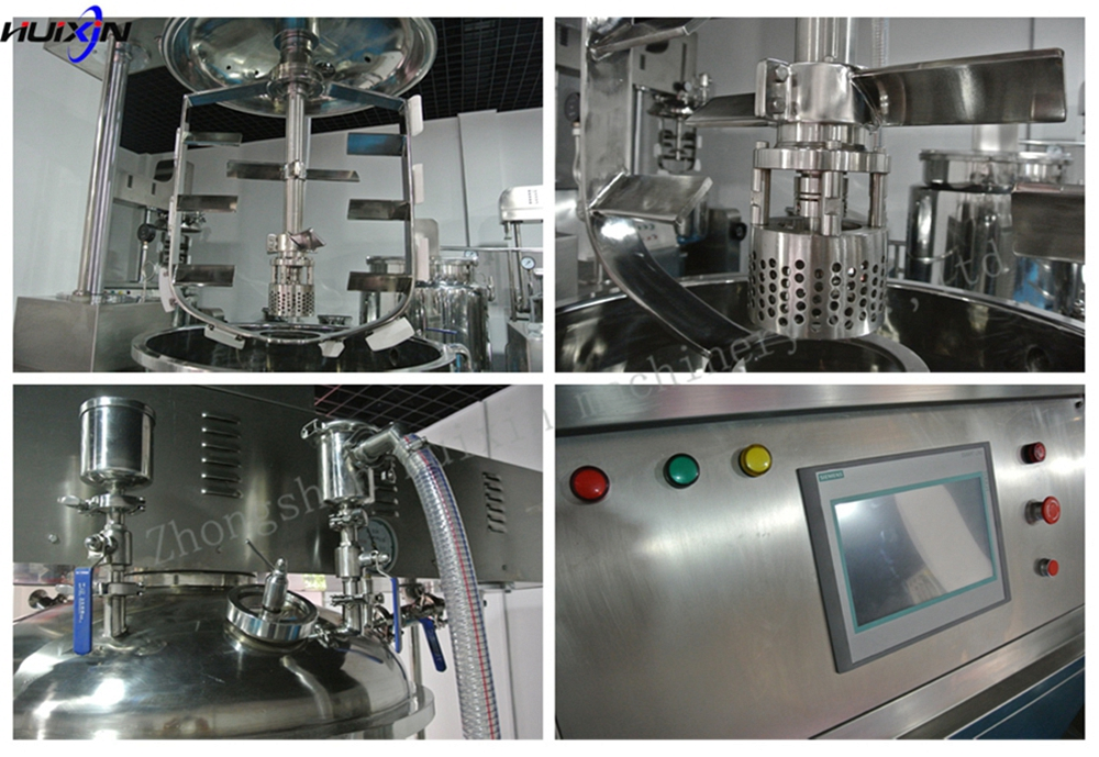 5L 10L 20L Homogeneizador de alta cizalla de acero inoxidable para laboratorio industrial, emulsificador al vacío para la fabricación de cremas, lociones y mezcladoras de cosméticos
