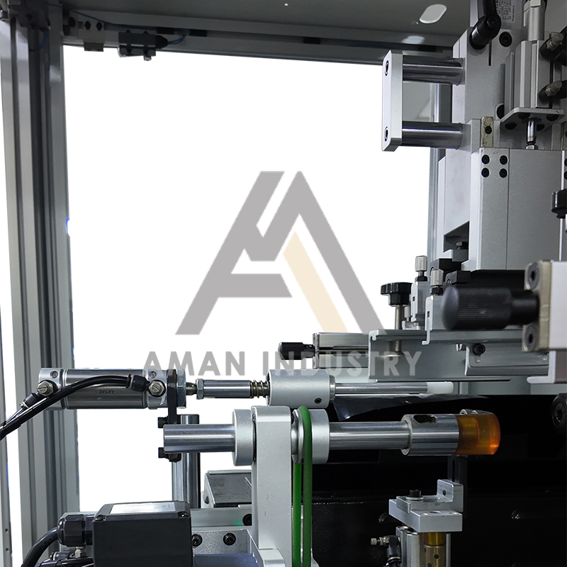 Máquina de impresión serigráfica cilíndrica rotativa para tubos suaves de papel