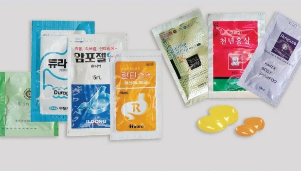 Línea de producción de sachets verticales múltiples de polvo de matcha