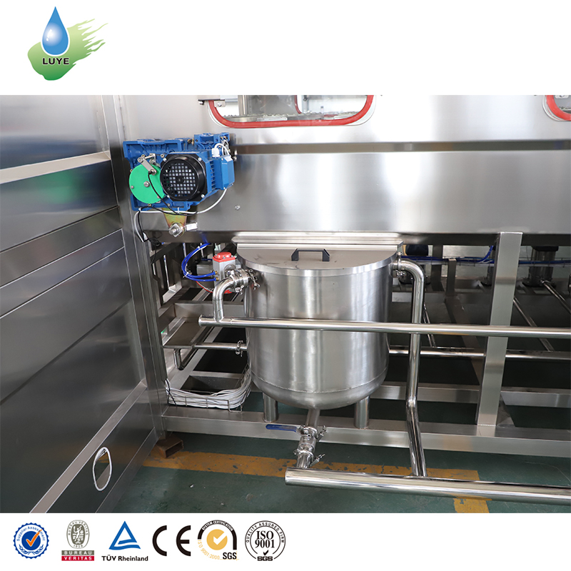 Máquina automática de llenado y tapado de botellas grandes de agua de 5 galones 19L barril