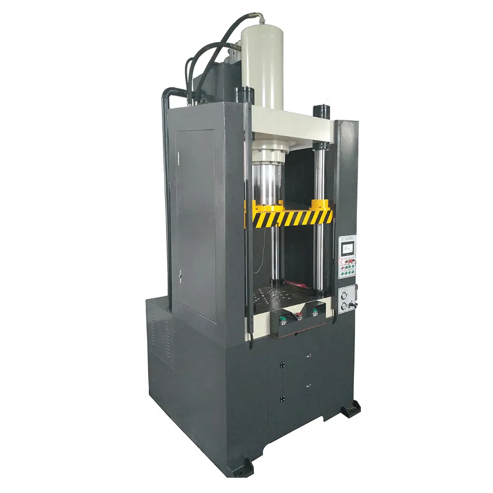 Prensa hidráulica de compactación de polvo de maquinaria de metalurgia de alimentación automática con servo