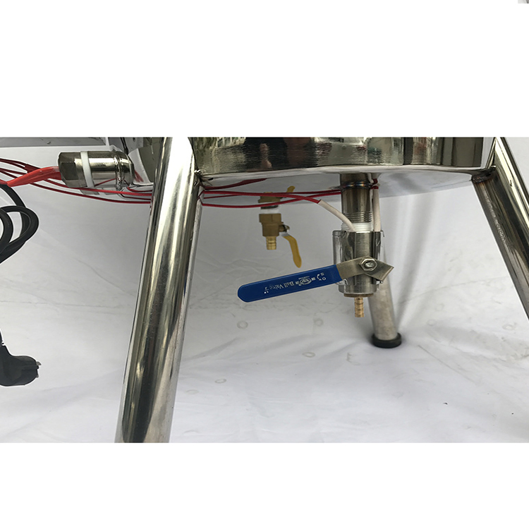 Máquina semiautomática para la fabricación de lápiz labial cosmético, bálsamo labial, máquina de calentamiento, mezcla y llenado de brillo labial