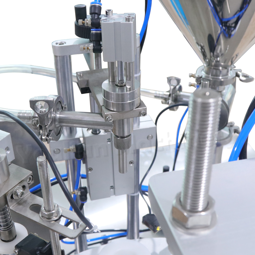 Máquina automática de llenado y sellado de tubos de metal plástico suave para champú, crema cosmética y pasta de dientes a alta velocidad ultrasónica