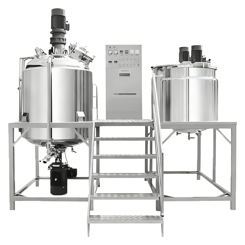 Mezclador de emulsificadores condicionales de vacío, línea completa de producción de champú, tanque de mezcla, crema cosmética, mezclador homogeneizador, emulsificador