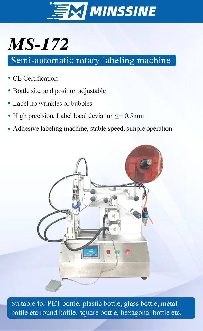 Máquina de etiquetado rotativa