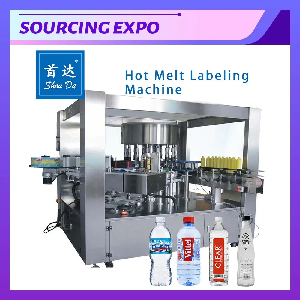Máquina de llenado y sellado rotativa personalizable para agua embotellada