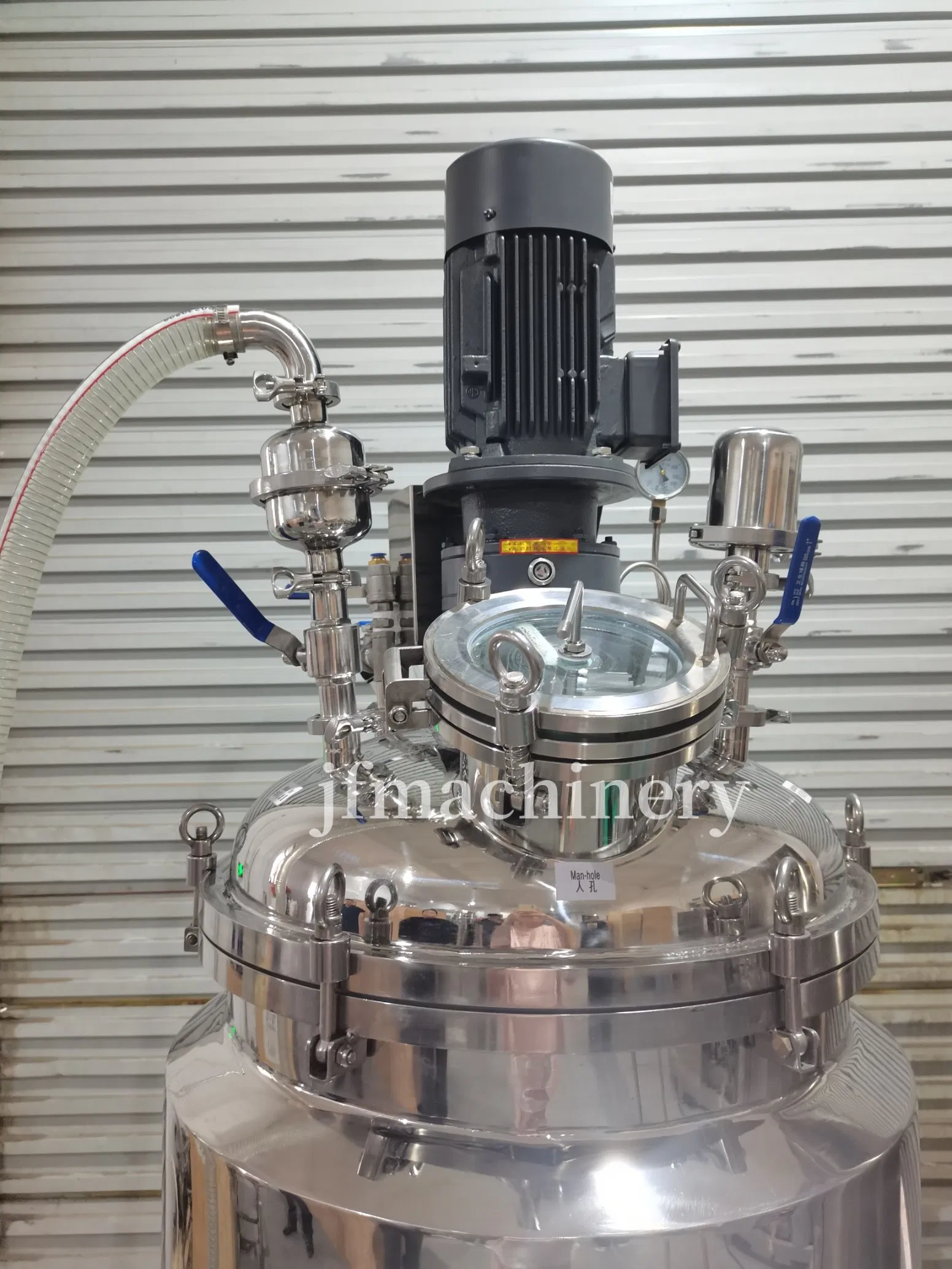 Máquina mezcladora homogeneizadora con elevación hidráulica, emulsificador al vacío, dispersor, homogeneizador, mezclador para cosméticos