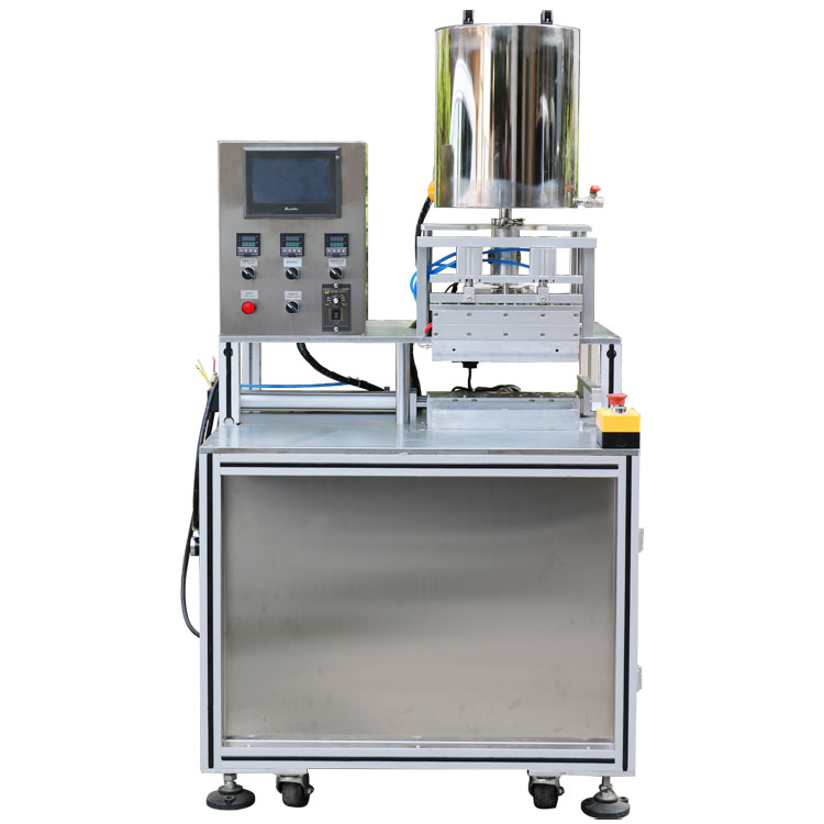 Máquina de llenado de crema de tipo lineal con inducción, bomba de engranaje servo, para bálsamo labial líquido automático de alta velocidad, pasta de lápiz labial, equipo cosmético diario de cabeza única